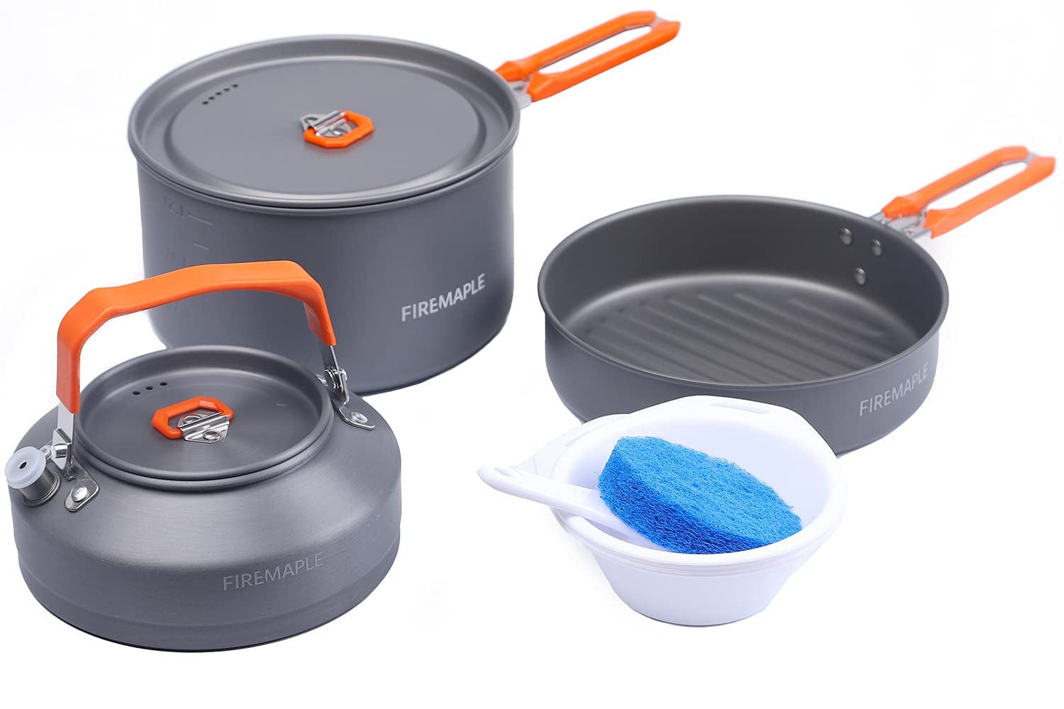 送料無料Fire-Maple Feast 2 Camping Cookware Set Outdoor Cooking Set with Pot Kettle Pan Bowls and Spatula Premium