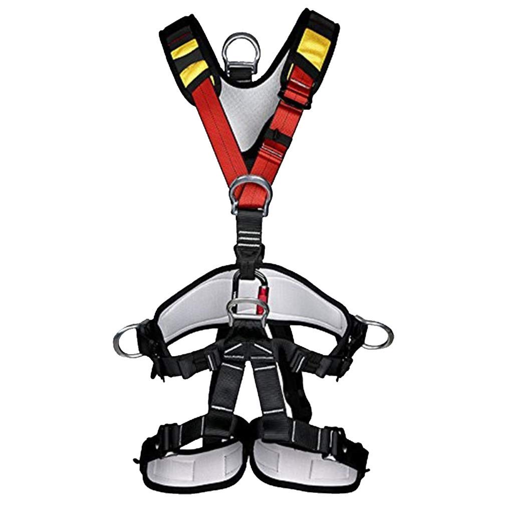 送料無料NewDoar Climbing Harness CE Certification Caving Rock Climbing Rappelling Equipment Body Guard Protect Rappelling