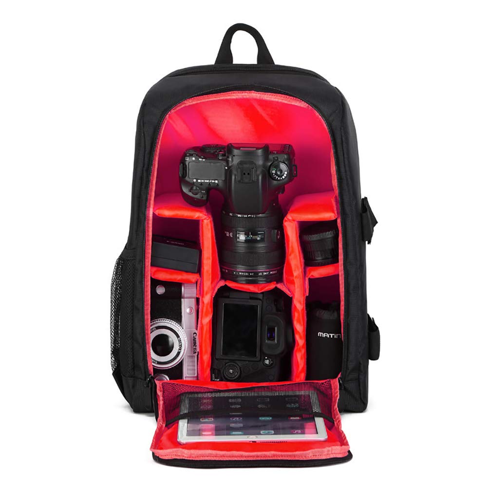 送料無料LNDDP Professional Camera Case Backpack Bag - Waterproof Shockproof - for DSLR Mirrorless Camera Flash or Other