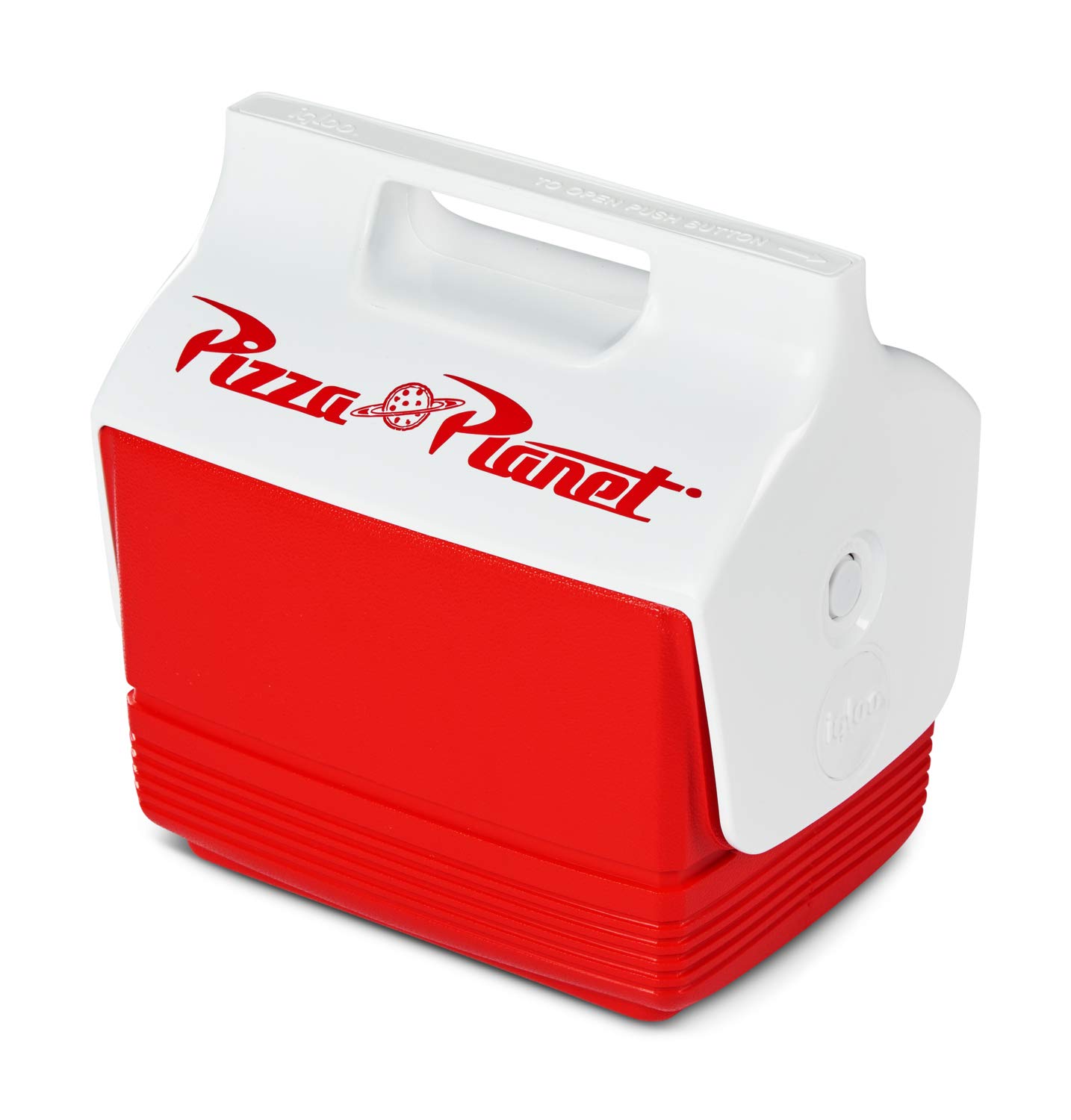 送料無料Igloo 4 Quart Limited Edition Toy Story Pizza Planet Portable Lunchbox Mini Playmate Cooler Ice Box Small並行