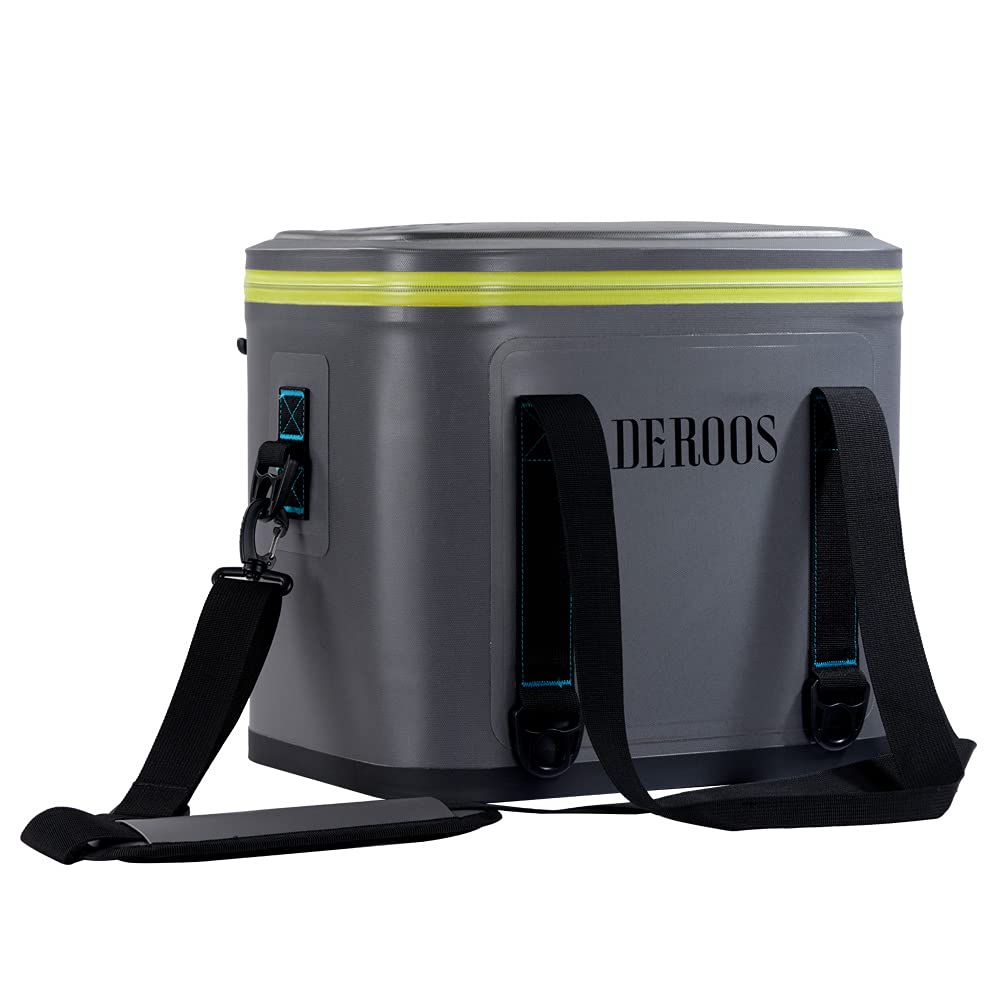 送料無料DEROOS ソフトクーラー 35缶 3日間氷の生活 防水 ポータブル 大型クーラーバッグ ソフ