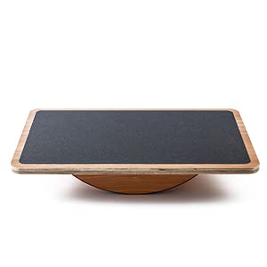 送料無料StrongTek Professional Extra Large Wooden Balance Board Rocker Board for Physical Therapy to Improve Strength