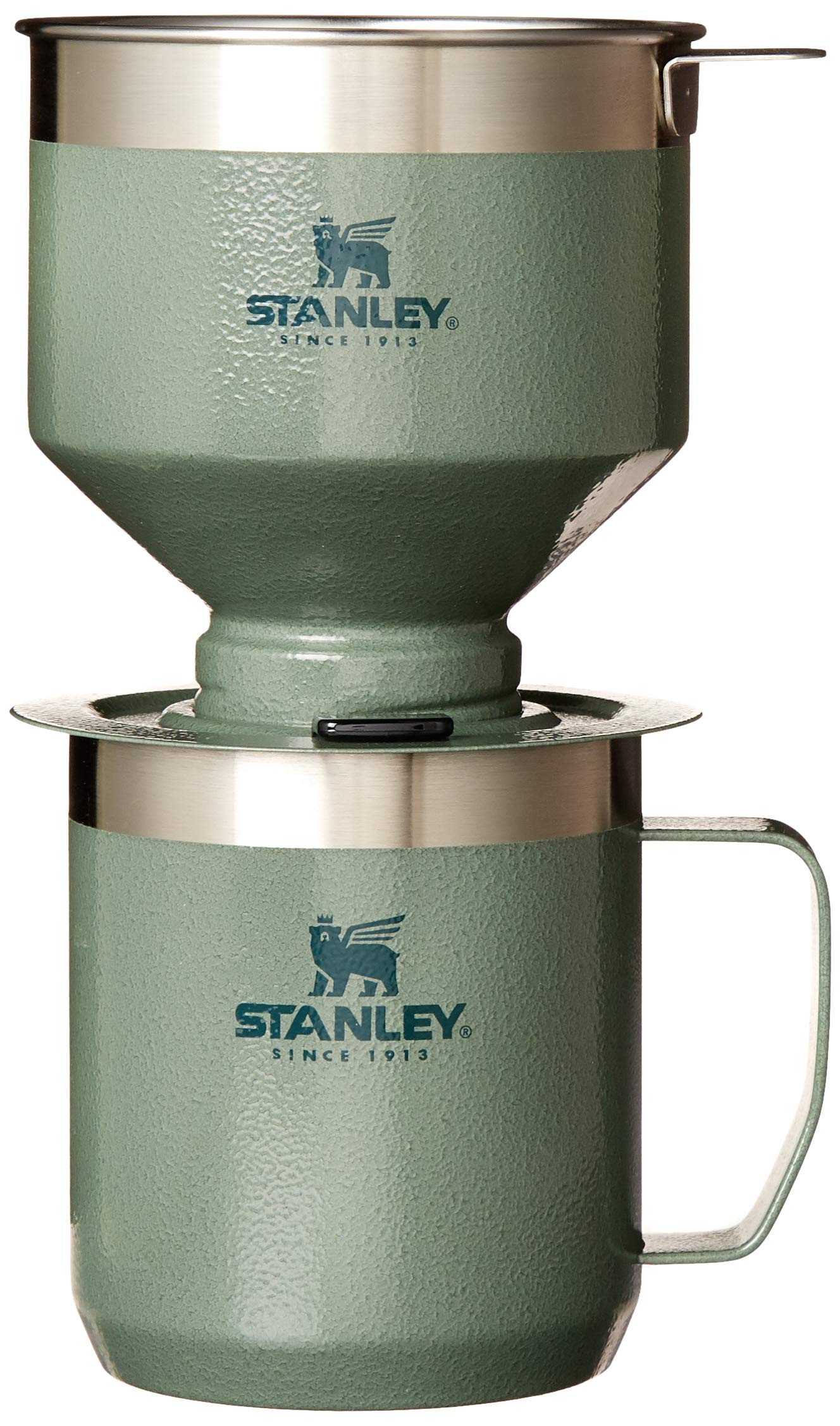 送料無料Stanley The Camp Pour Over コーヒーメーカーセット ステンレススチールフィルター 自宅や