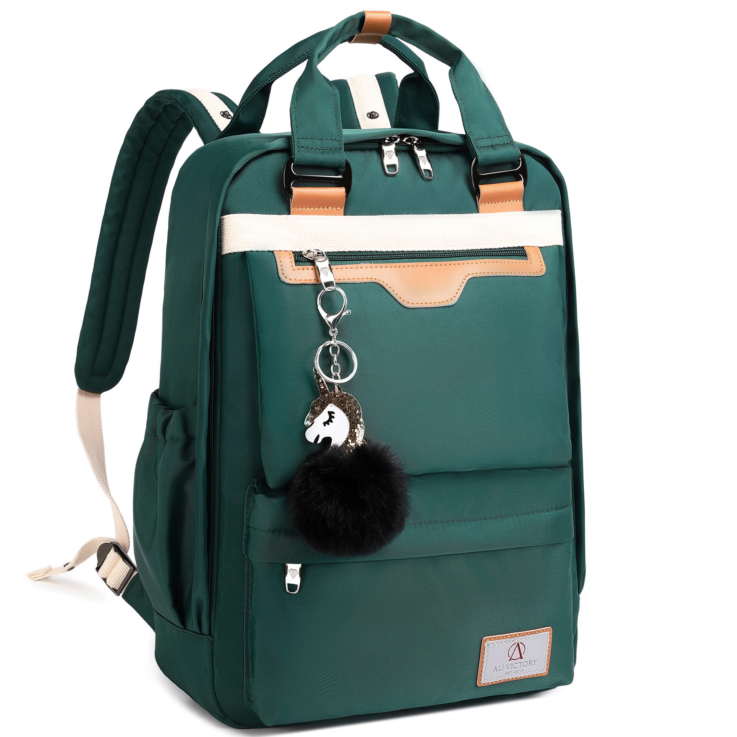 送料無料AO ALI VICTORY Laptop Backpack 15.6 Inch for Women Men Teacher Backpacks Nurse Bag Anti Theft Travel Back Pack La