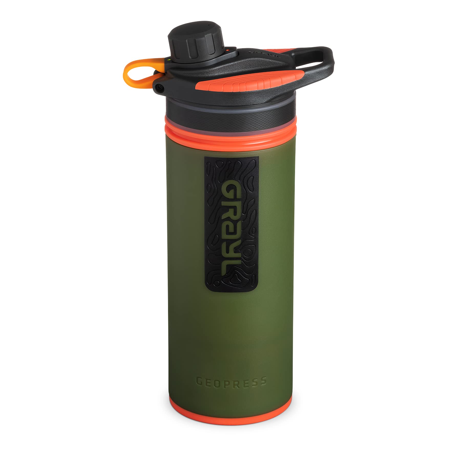 送料無料GRAYL GeoPress 24オンス 浄水器 ボトル ハイキング キャンプ サバイバル 旅行用フィルタ