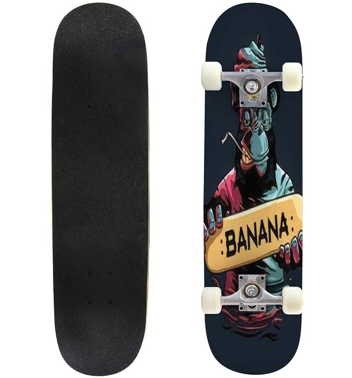 送料無料Skateboard Standard Double Kick Concave Longboard Banana Skateboard Fashion Professional Extreme Sports for Begin
