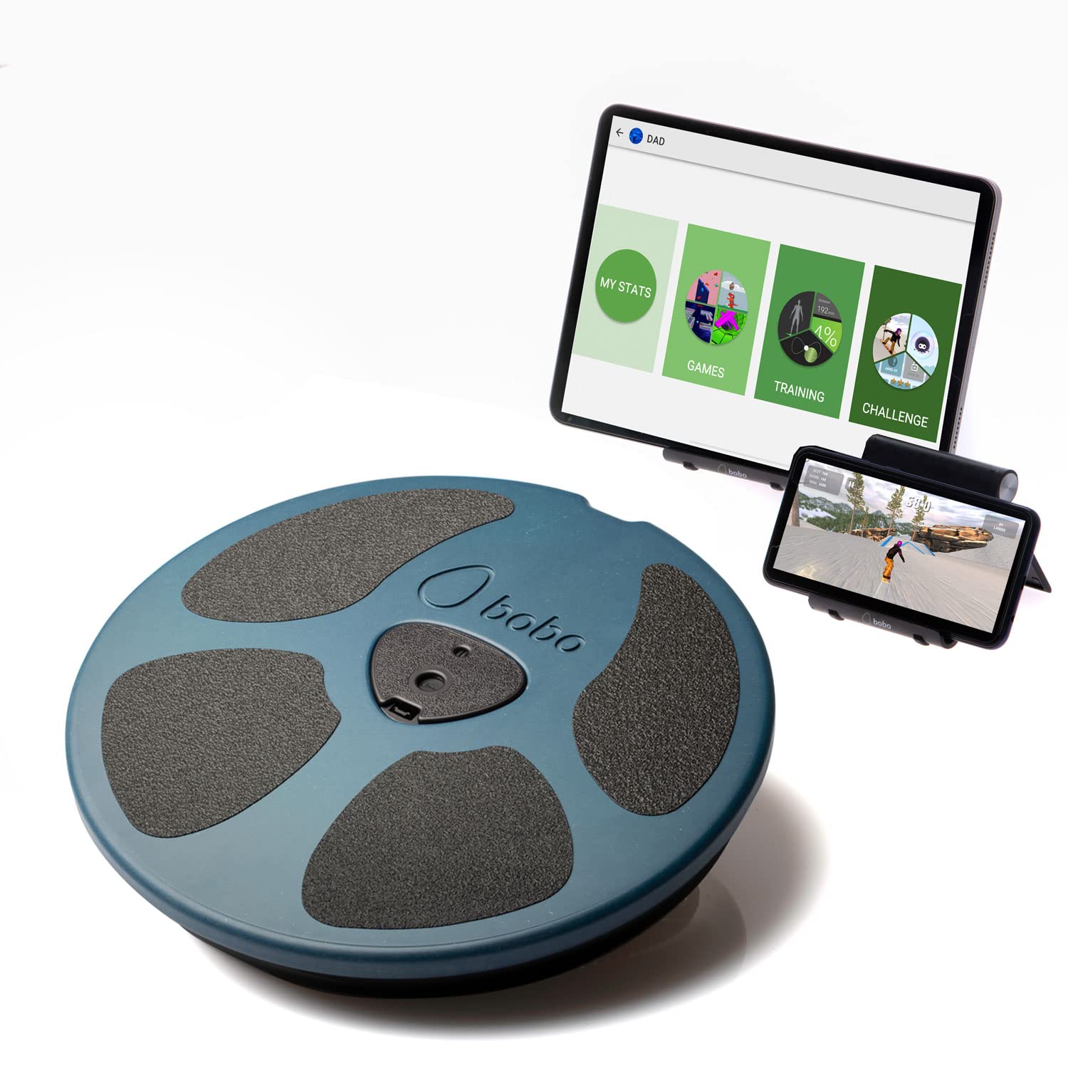 送料無料BoBo Core Trainer Balance Board Whole Family Fitness Device with Free Connected Game Exercises App. Profession