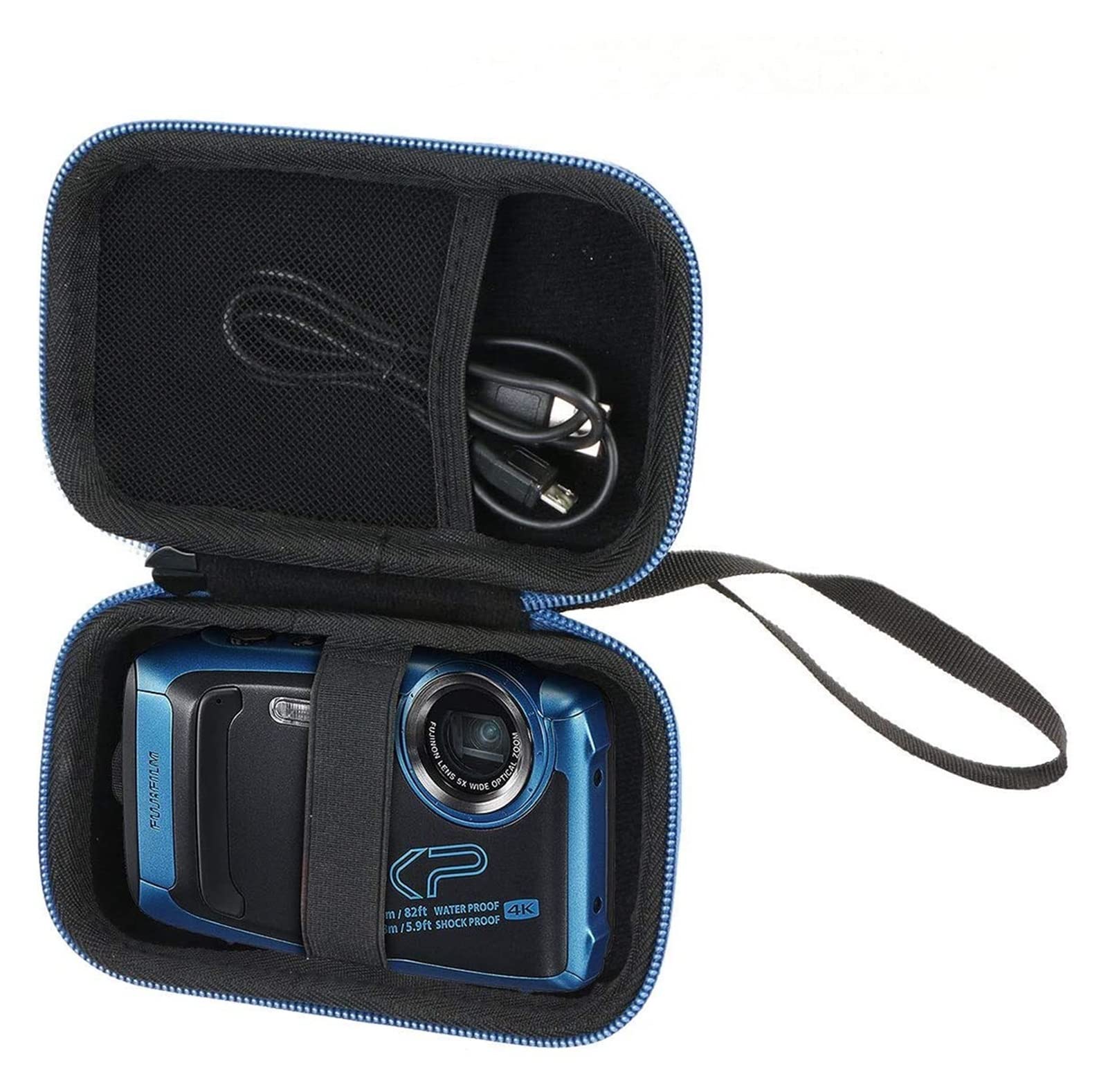 送料無料HAOKTSB Photography Camera Backpack Hard Travel Case for Waterproof Digital Camera Camera Bag Color Blue Zip