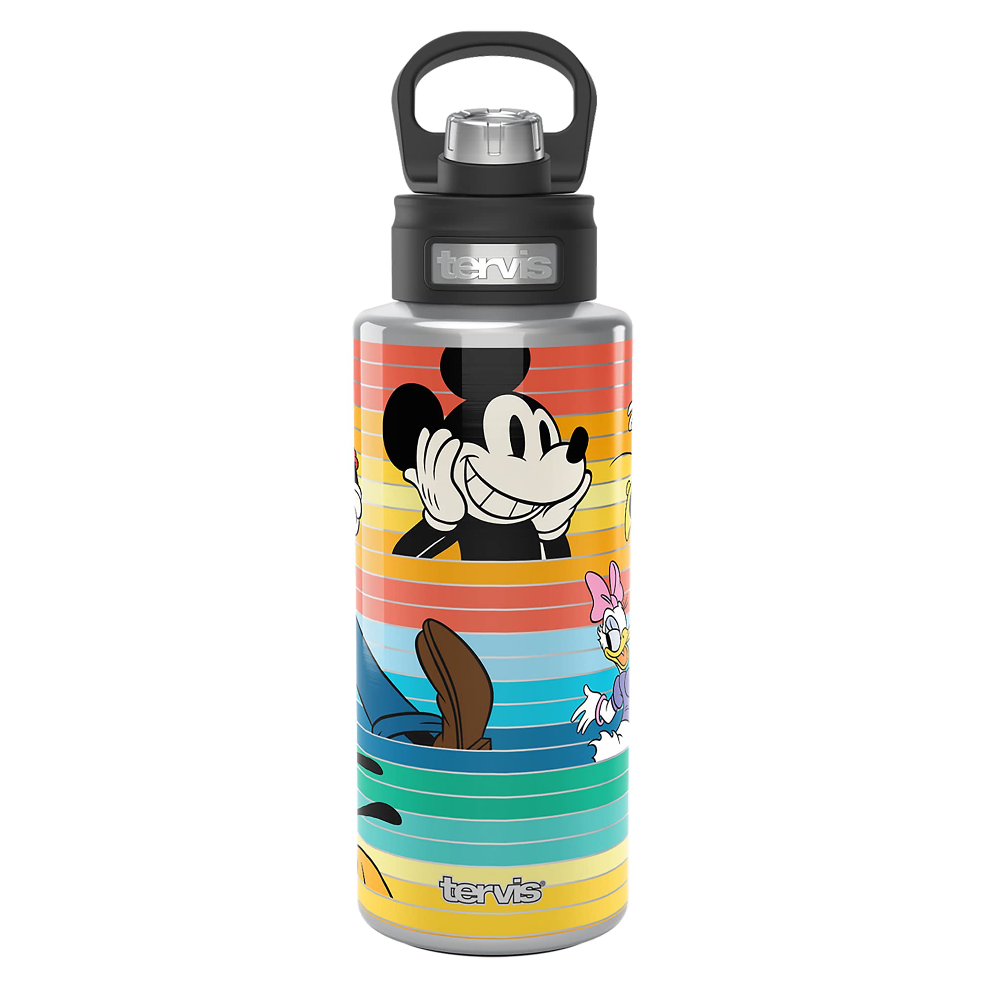 送料無料Tervis Disney-Mickey Friends Stay Water 32oz Wide Mouth Bottle Stainless Steel並行輸入品