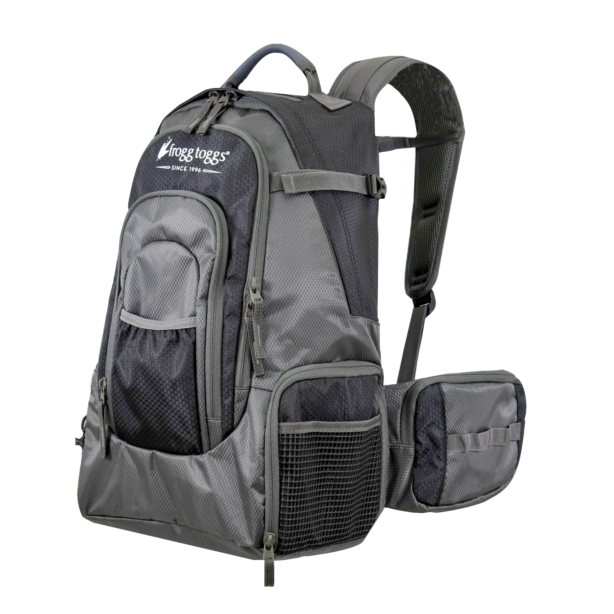 送料無料FROGG TOGGS i3 Fishing Backpack Tackle Storage Organization and Easy Transport Black One Size並行輸入品