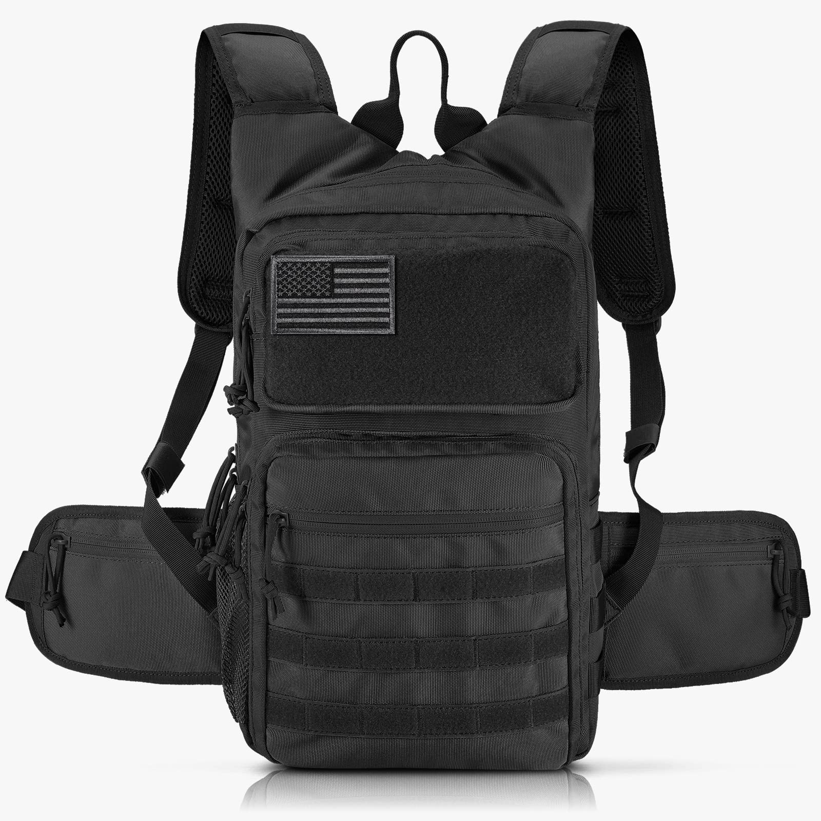 送料無料Tactical Hydration Pack Backpack Military Molle Water Backpack for Hiking Running Cycling Climbing Hunting Fishi