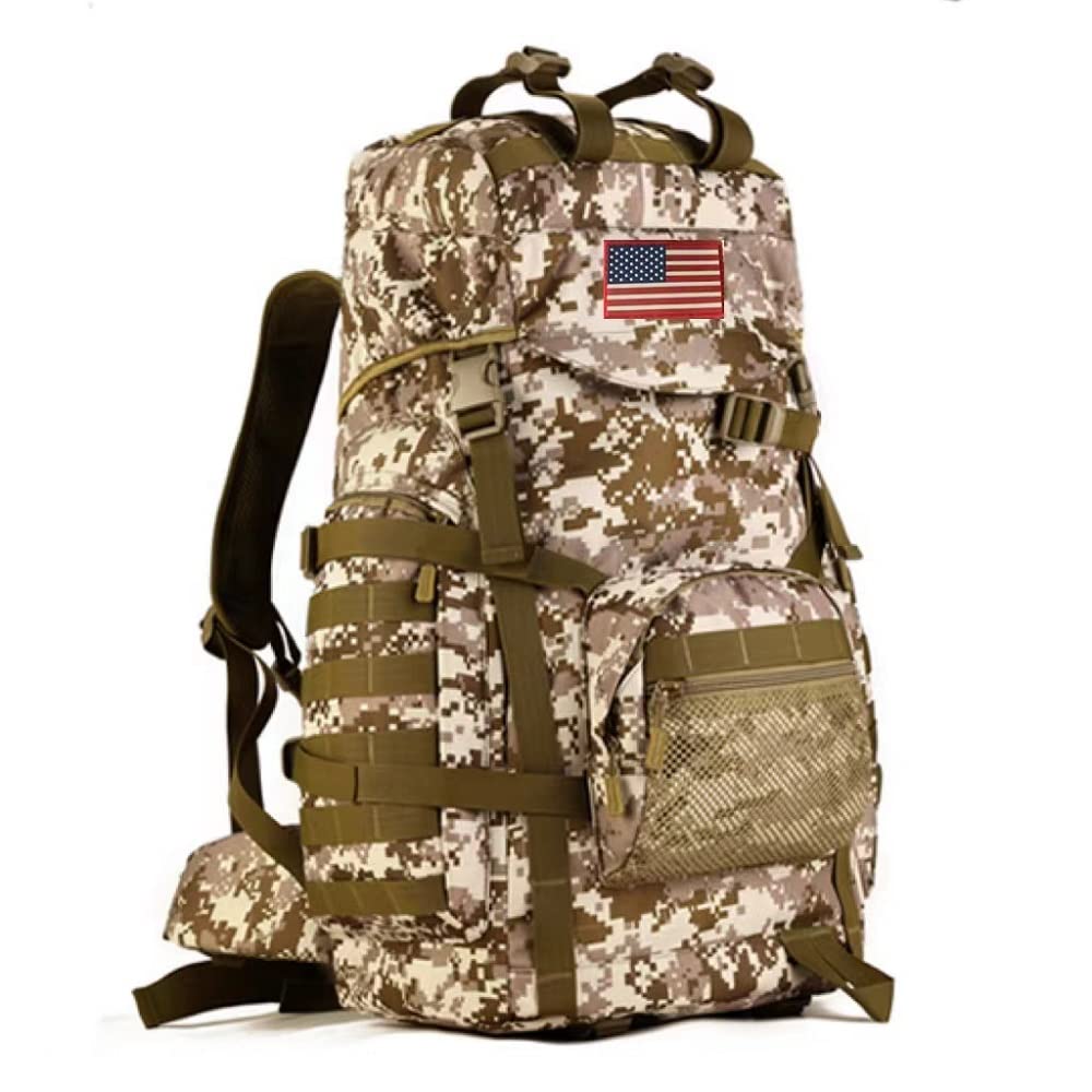 送料無料Extra Large Durable Hiking Backpack 2022 UpgradedWaterproof Camping Backpack 60l70l85l Rucksack Backpack Milit