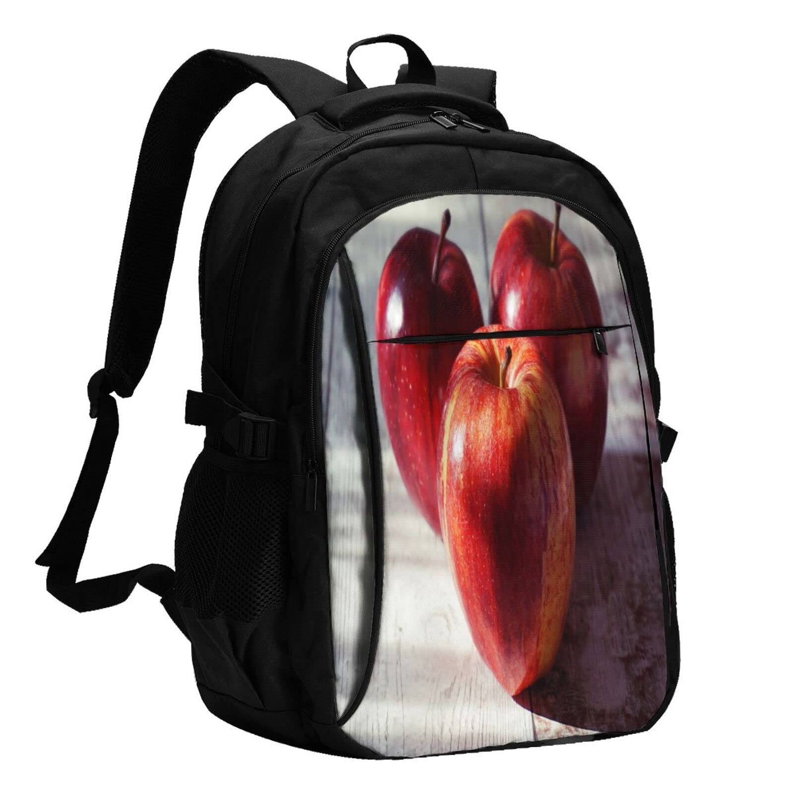 送料無料Fruits Pattern Usb Travel Laptop Backpack Water Resistant Casual Daypack Computer Bag Business並行輸入品