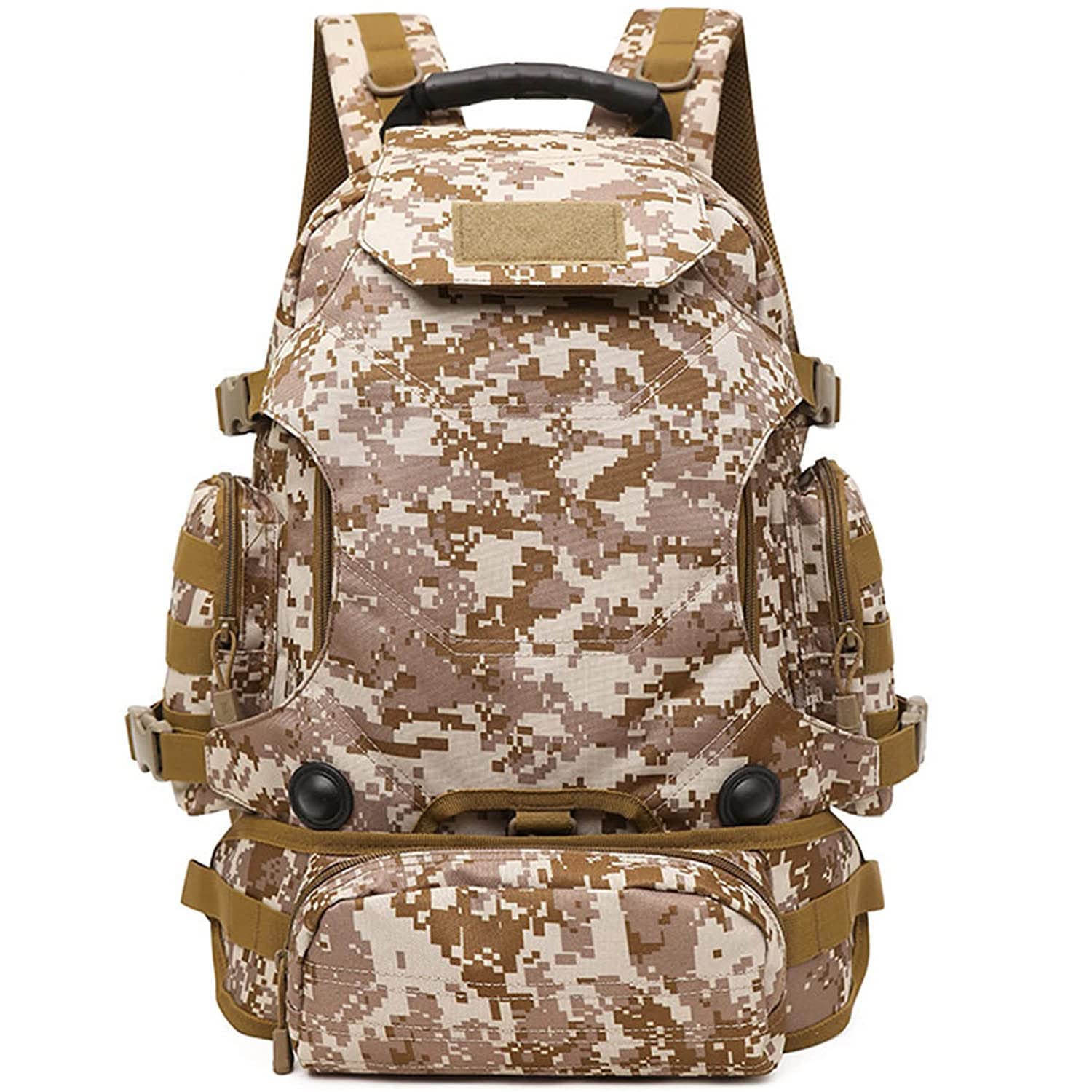 送料無料Psfghvz 45L Military Tactical Backpack Camping Travel Backpack Waterproof Hunting Backpack Comfortable Padded Ba
