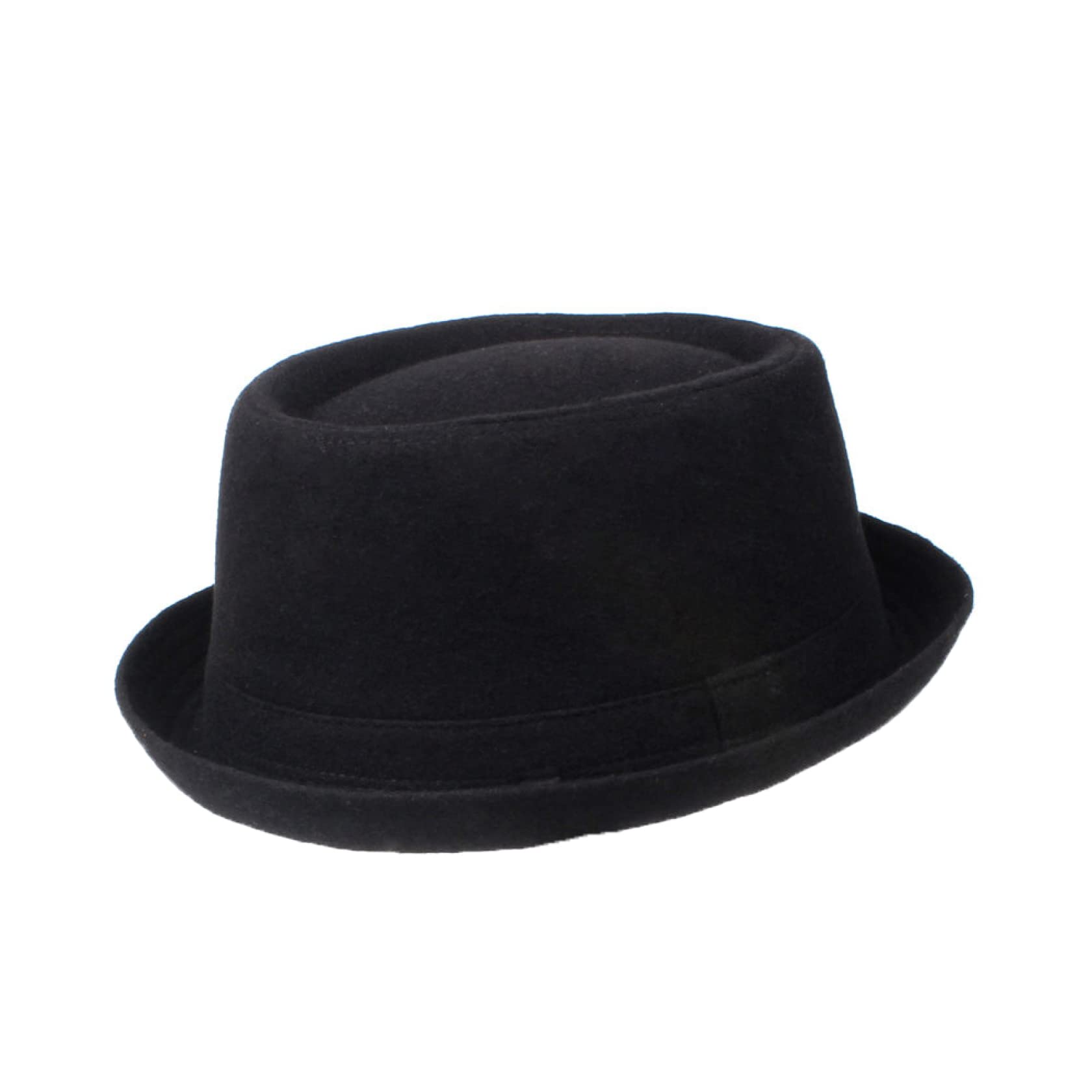 送料無料Porkpie Fedora Hats for Women Men Flat Hat Pork Pie Gentleman Dad Fashion Winter Summer Caps Big Sizes S M L XL B