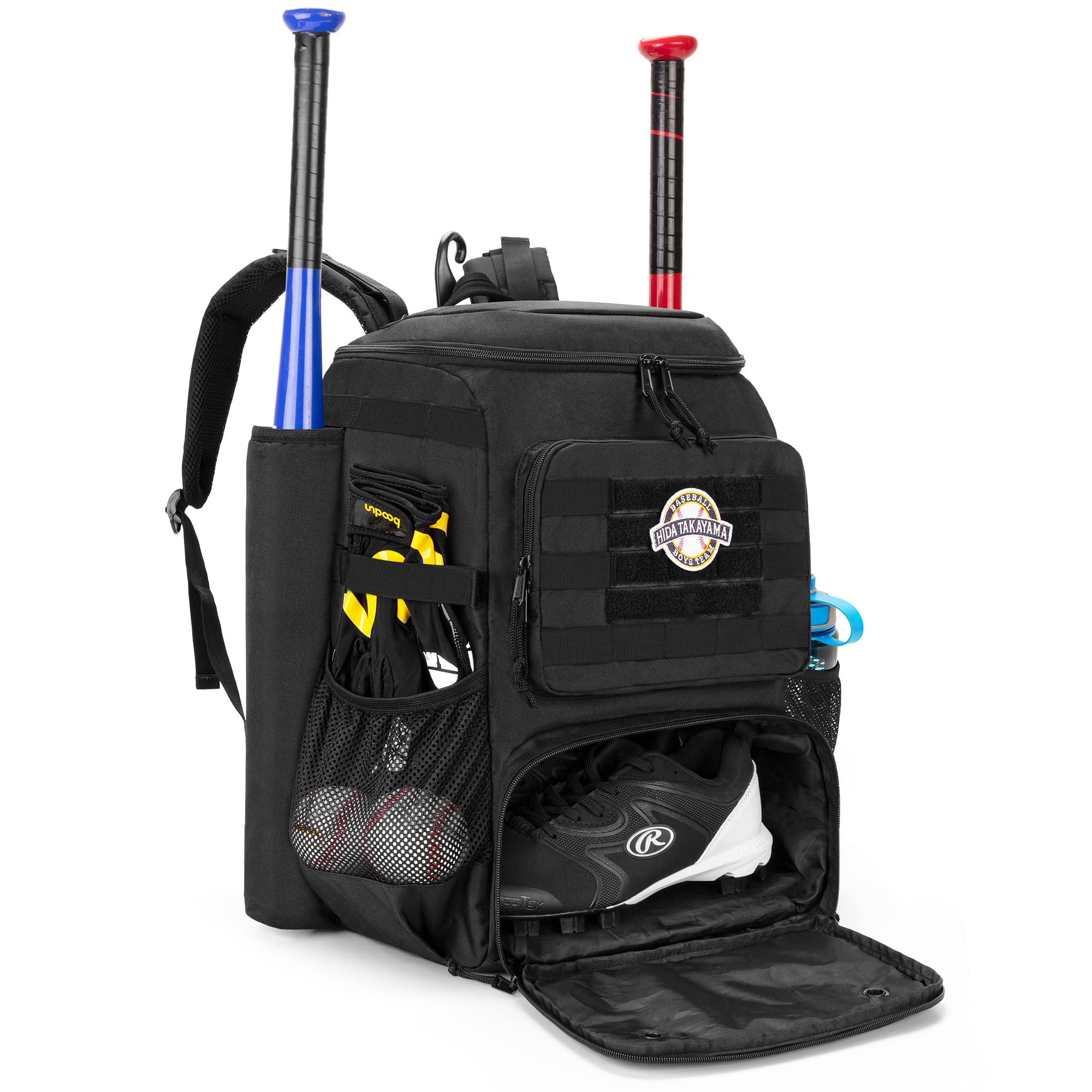 送料無料DSLEAF Baseball Backpack with 2 Bat Sleeves Softball Bag with Vented Shoe Space and Multi Pockets for Adults Pa