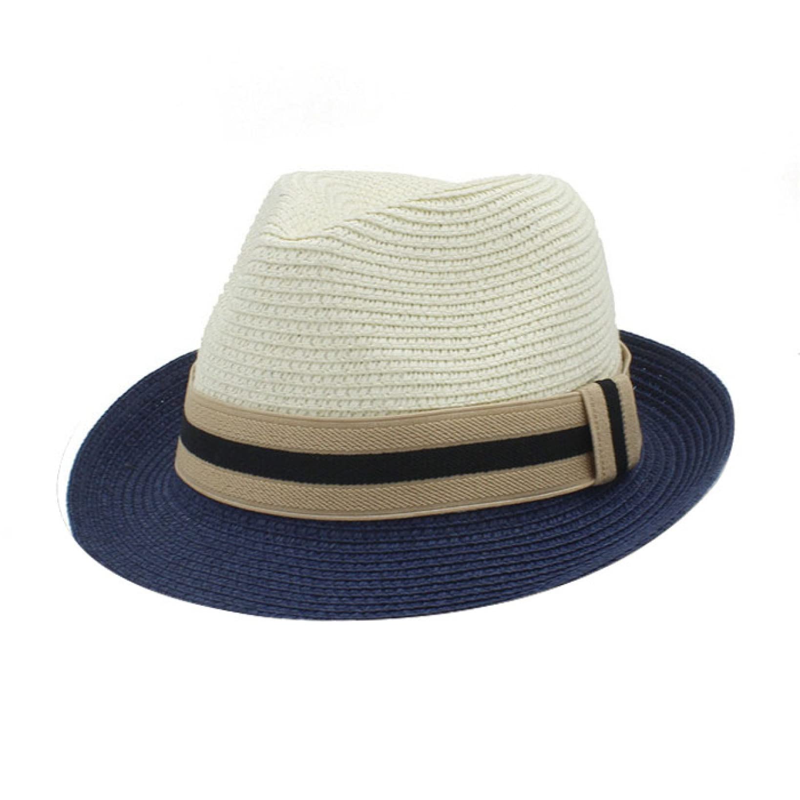 送料無料Mens Fedora Straw Hat Jazz Hats Classic Summer Women Men Elegant Homburg Panama Cap Gentleman Dad Godfather Caps