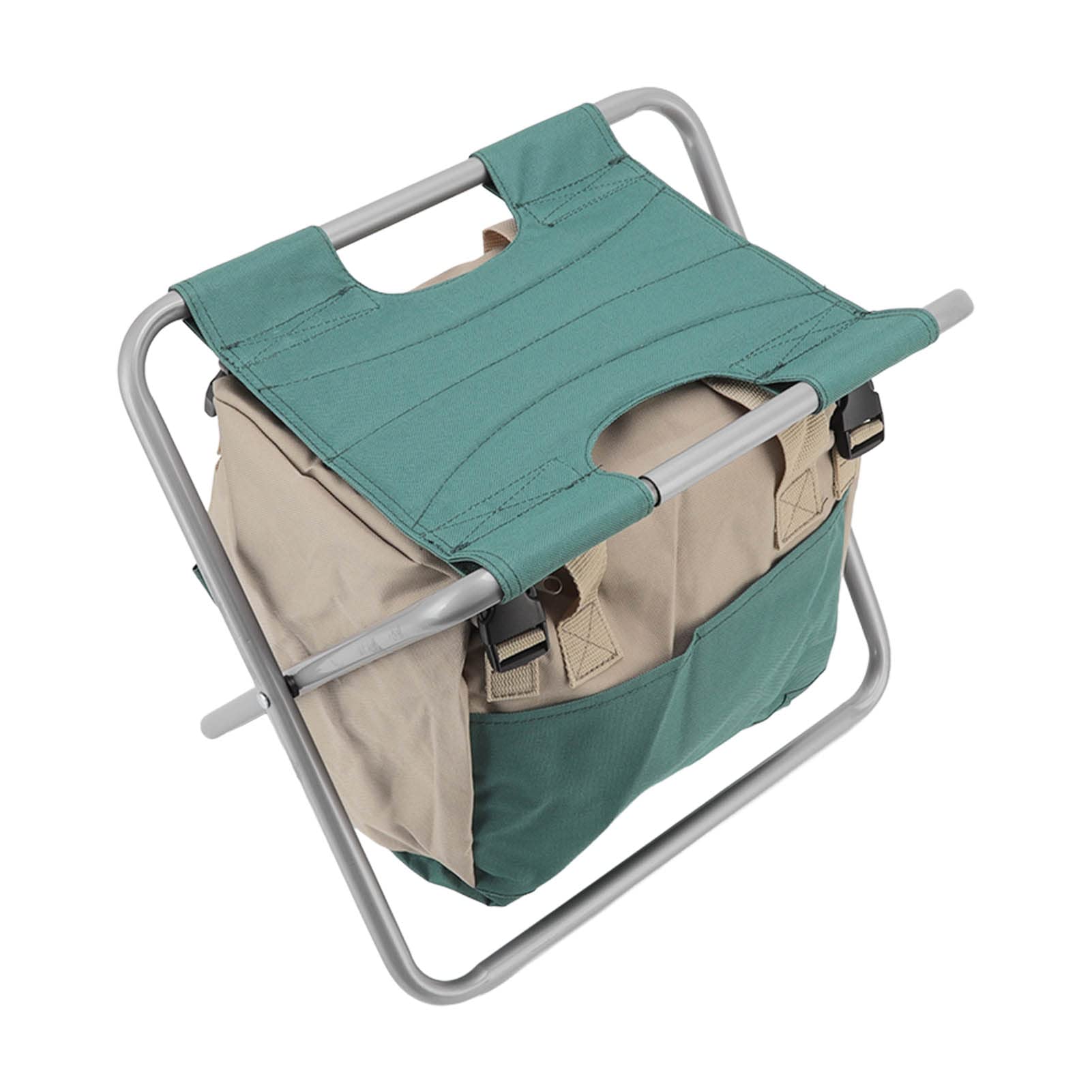 送料無料Zerodis Fishing Chair Oxford Cloth Tear Resistant Sturdy Outdoor Folding Chair with Handle for Travel並行輸