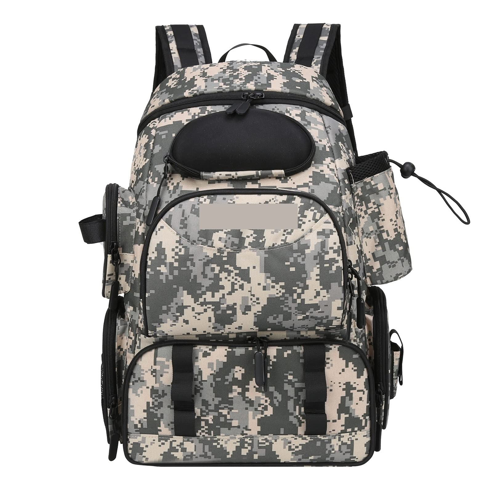 送料無料MEGAVM Fishing Tackle Backpack Water Resistant Lightweight Tactical Bag with 3 Trays Tackle Box Multifunctional B