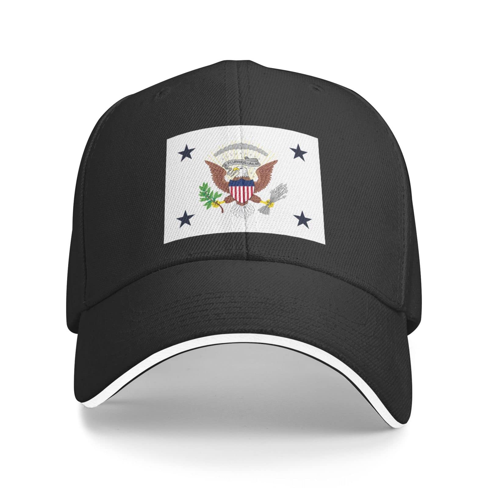 送料無料Flag of The Vice President of The United States Sandwich Baseball Cap Comfortable Casual Stylish for Sports Outdo
