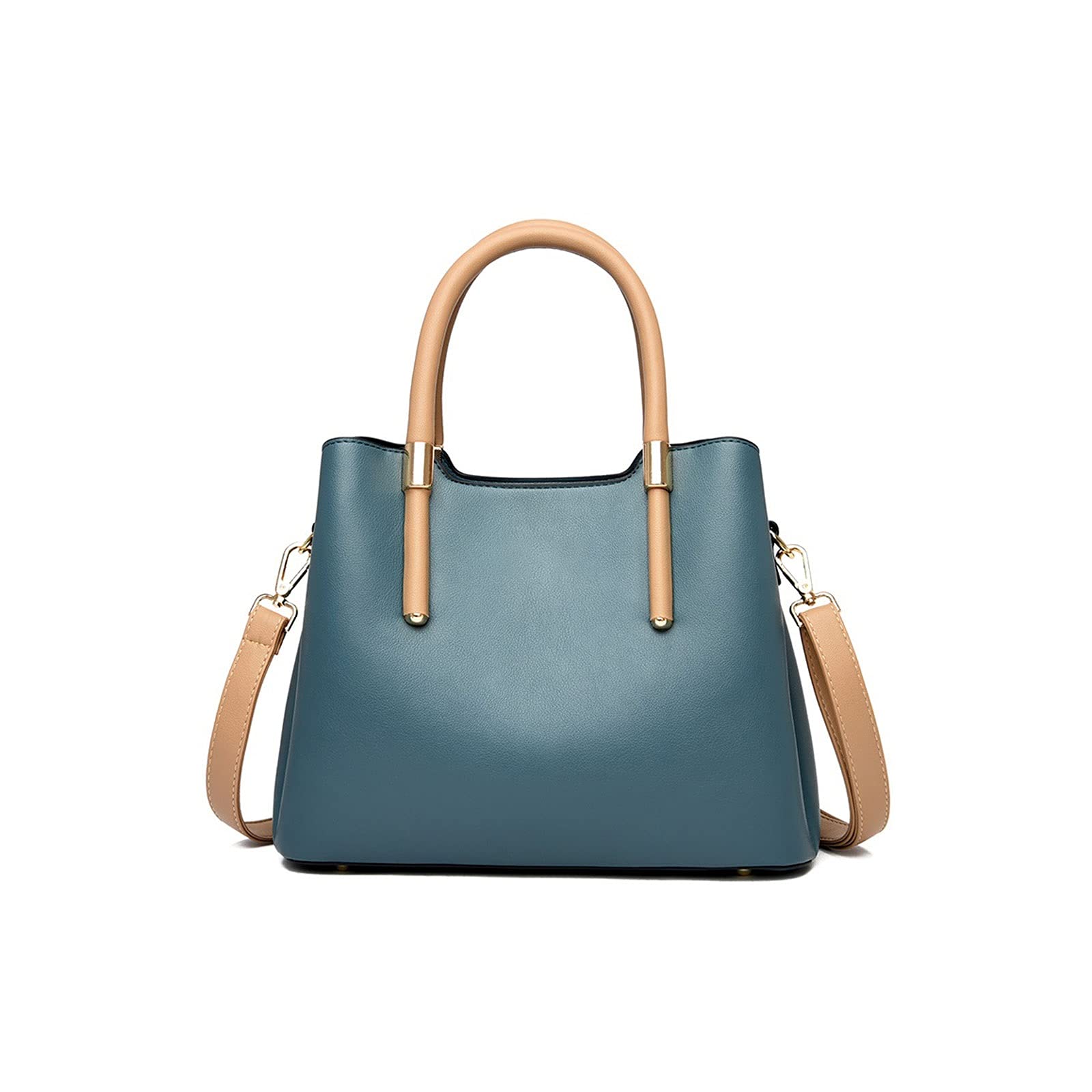 送料無料ALLMRO Shoulder Bag Ladies Handbag Quality PU Leather Girl Messenger Bag Shoulder Bag Color Blue並行輸入