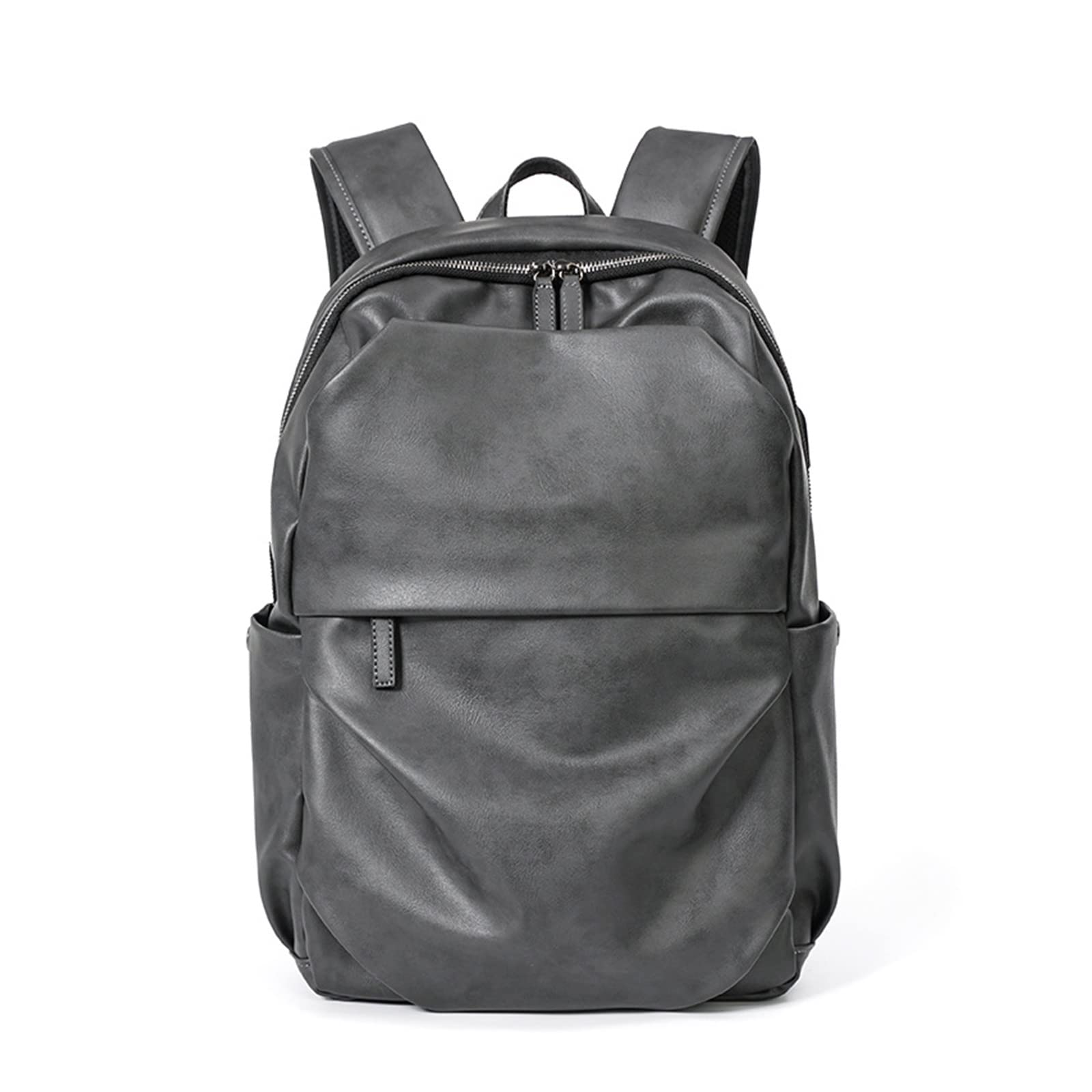送料無料CAYLAX Quality Soft Leather Mens Backpack Fashion Large Capacity Travel Backpack for Men Laptop Bag並行輸入