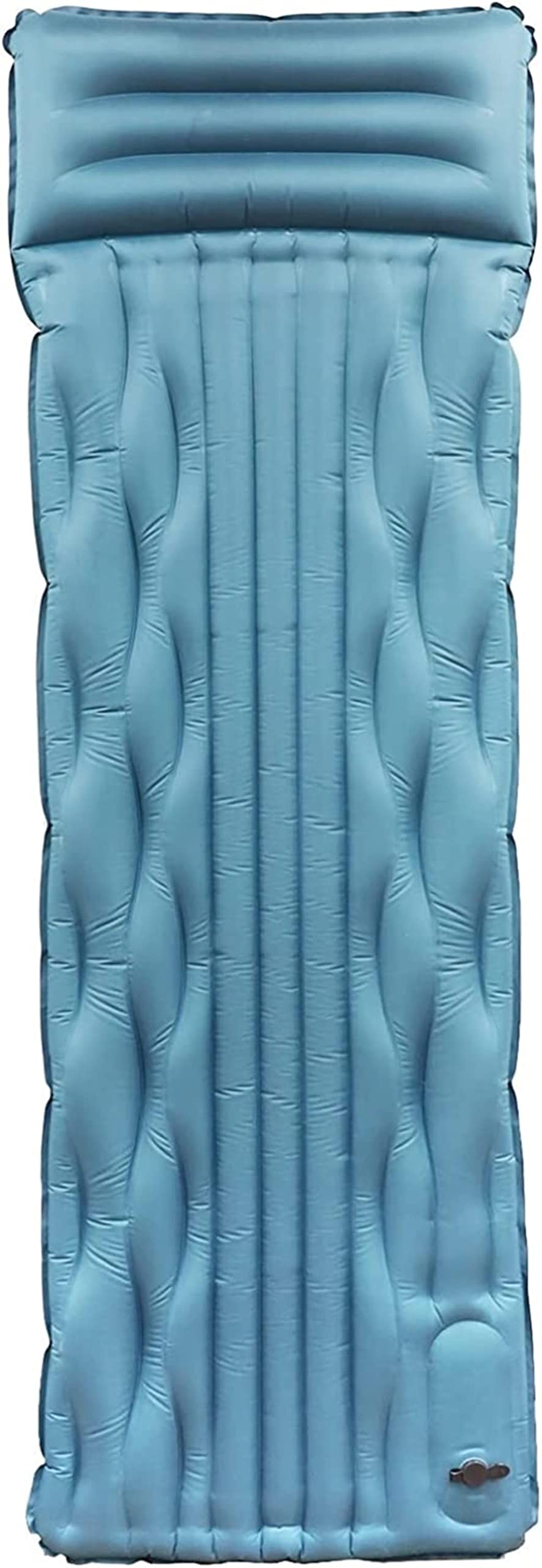 送料無料便利100 Sleeping Pad for Camping with Built-in Foot Pump Inflatable Camping Pad Durable Waterproof Portable C