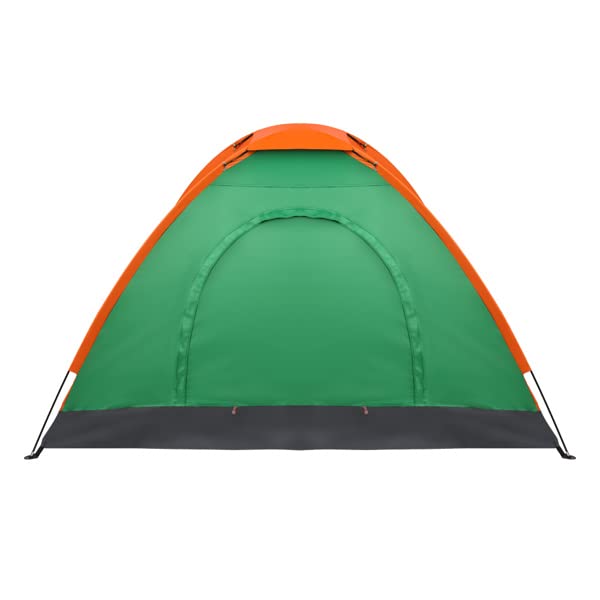送料無料2-Person Waterproof Camping Dome Tent for Outdoor Hiking Survival Orange Green for Camping 4 Season Waterproof