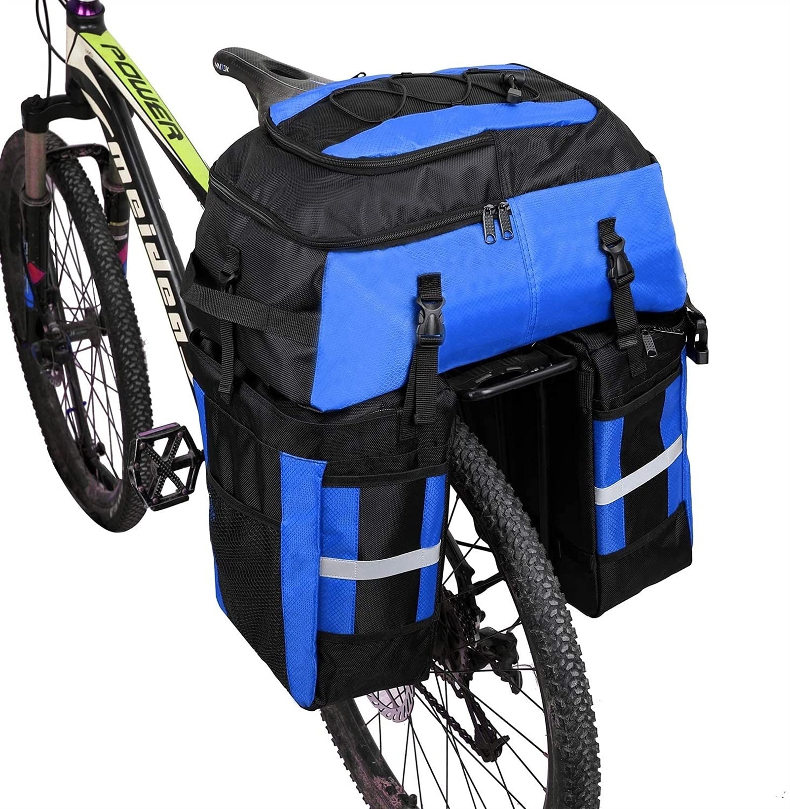 送料無料QIUNI Mountain Bike Bag Rack Bag Cycling Vehicle Multi-Function Three-in-one Multi-Function Rack Bag Cycling Equi