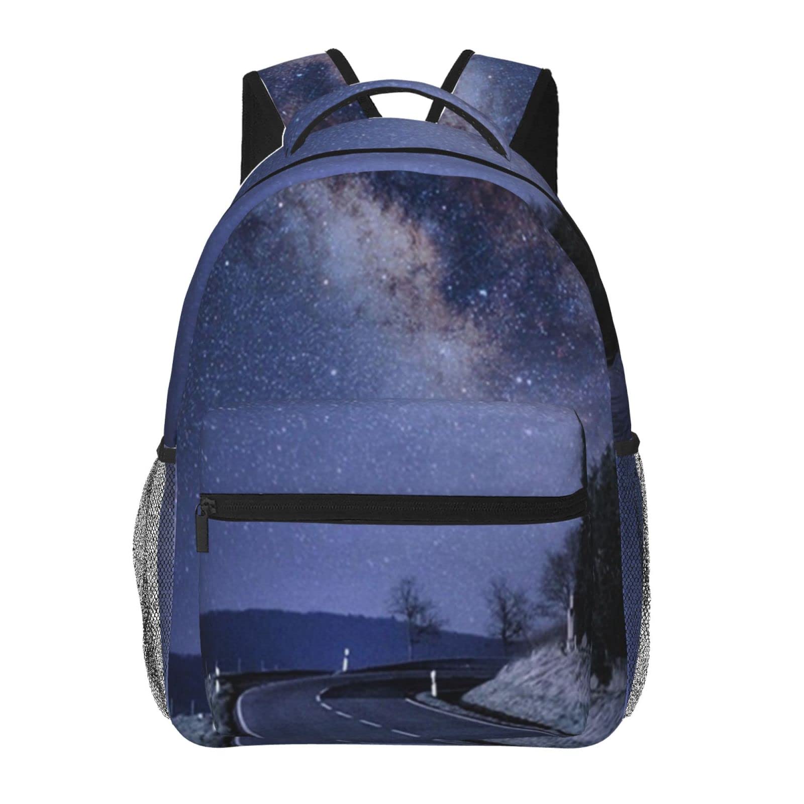 送料無料Night And Sky Printed Laptop Backpack Fashion Lightweight Ergonomic Backpacks Casual Travel Daypack For Women Men