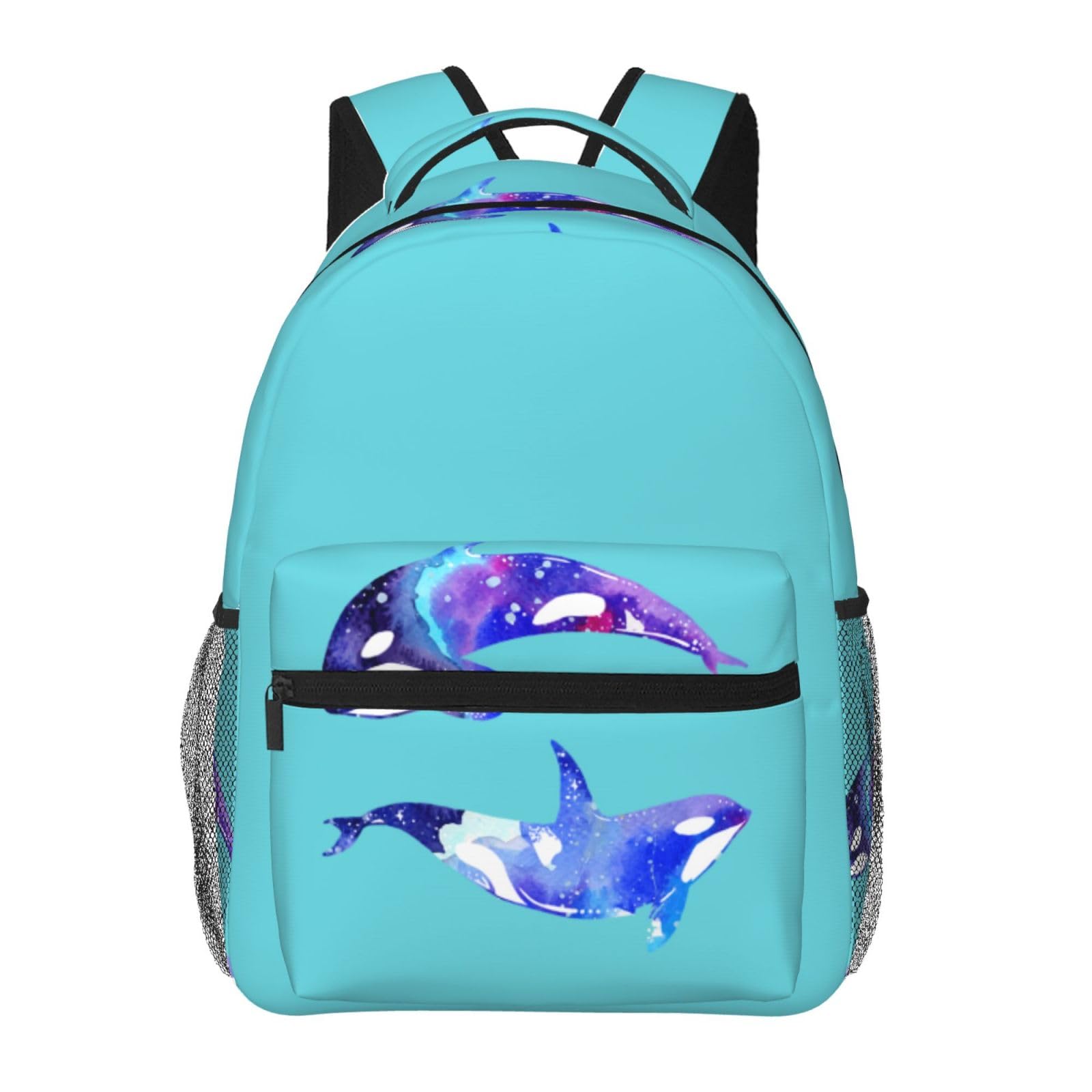 送料無料Orca Killer Whale Printed Laptop Backpack Fashion Lightweight Ergonomic Backpacks Casual Travel Daypack For Women