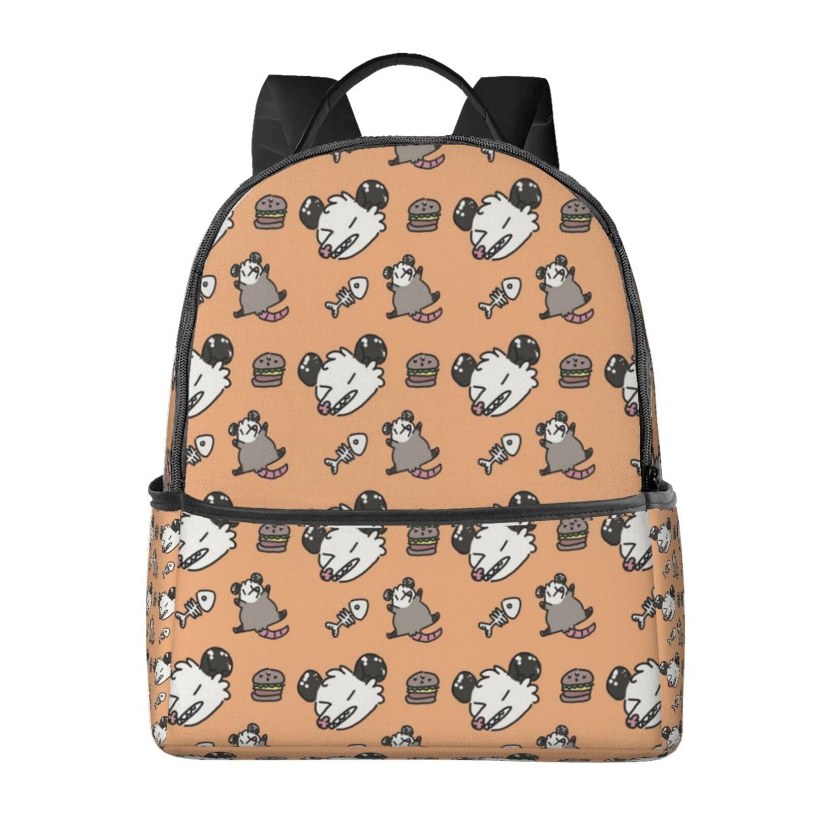 送料無料EVANEM Laptop Backpack Lightweight Travel Backpack Shoulders Bag Opossum Pattern Printed For Travel Men Women並