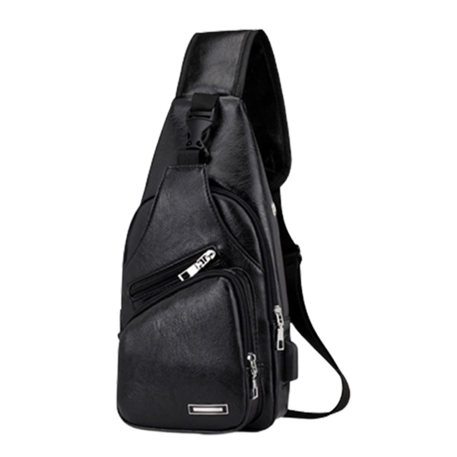 送料無料Qiopertar Sling Bag For Men Women Shoulder Backpack Chest Bags Crossbody Daypack With Earphone Hole For Hiking Ca