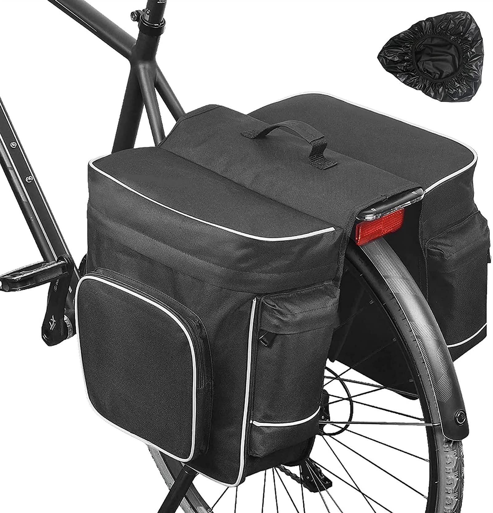 送料無料HAENJA Mountain Bike Bag Shelf Bag Large-Capacity Cycling Car Multi-Function Multi-Function Shelf Bag Durable並