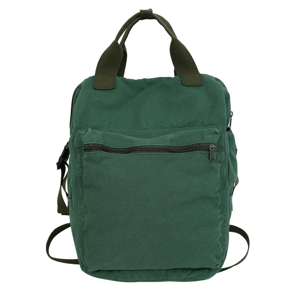 送料無料UOPYNE Portable Canvas School Backpack Trendy Boy Girl Travel Bag Male Female College School Bags Men Women Lap