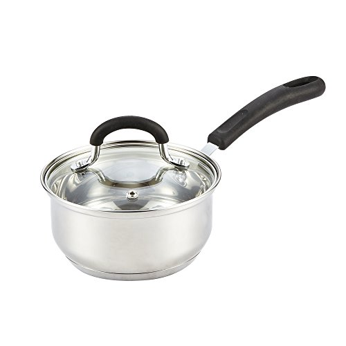 新品Cook N Home Stainless Steel Cookware 1 Quart Sauce Pan with Lid by Cook N Home