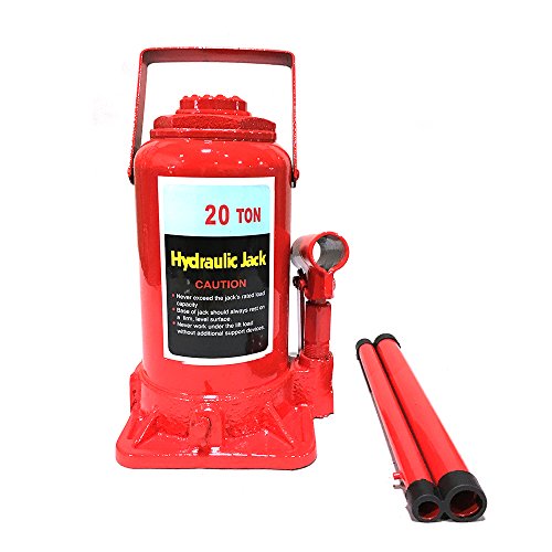 新品20 Ton Hydraulic Bottle Jack Heavy Duty Low Profile Automotive Shop Axle Jack Hoist Lift Tools