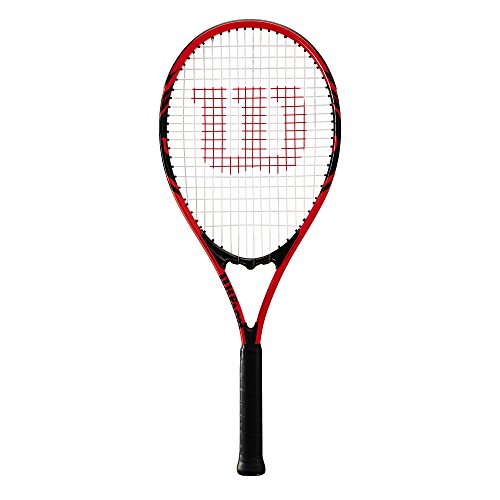 新品Wilson Tennis Racket Federer Unisex Beginners and Intermediate Players Grip Size L2 RedBlack WRT30480U2
