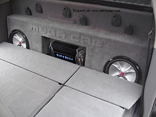 新品2006-2011 Ram Mega Cab Dual 12 Sub Box with Amp Space