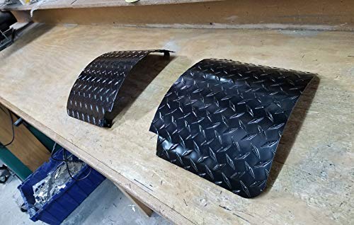 新品J O Carts Parts Ezgo Marathon Golf Cart Powder Coated Aluminum Diamond Plate Mud FlapsGuards