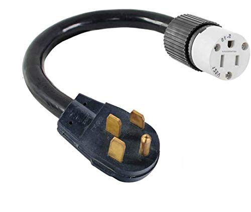 新品Gas Range Oven Stove Power Cord Converter Old 14-50P 220250V 4-Pin Male Plug To New Female 5-15R Home Wall Socket Rec