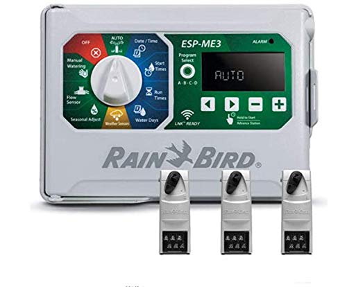 新品Rain-Bird Controller Indoor Outdoor Lawn Irrigation Sprinkler Timer ESPME3 3 Modules Only