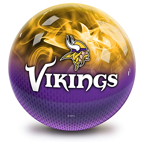 新品Strikeforce Bowling NFL On Fire Minnesota Vikings Undrilled Bowling Ball