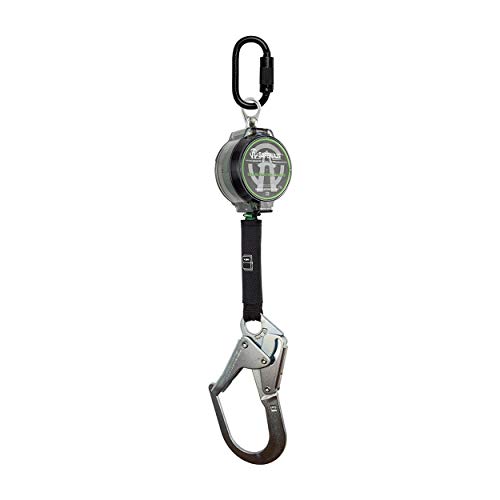 新品SafeWaze 018-5010 Web Retractable Lifeline Single Leg Rebar Hook Triple Lock Carabiner 7
