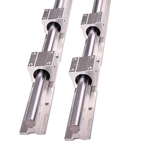 新品CNC Part Linear Rail Kits 2Set SBR25-1200mm472 inch with 4Pcs SBR25UU Bearing Block Linear Sliding Rail for Fully S