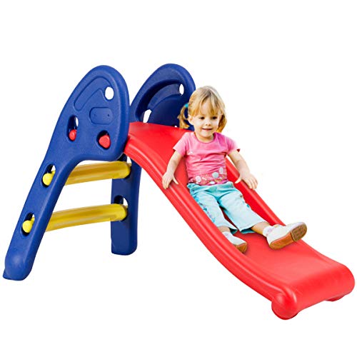新品Safeplus Kids Indoor Folding Slide Strudy Safe Toddler Climber Freestanding Sliders Play Toys for Little Ones Baby C