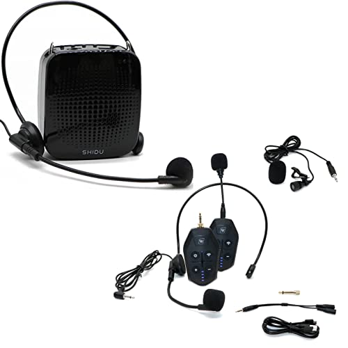 新品Save at Least 2234 on Wired Voice Amplifier and WirelessWired lavalier Microphone Set
