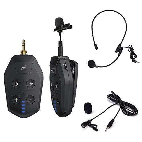 新品Wireless Lavalier Microphone for Teachers and Voice Amplifier Portable Pa Speaker with wireless lapel mic