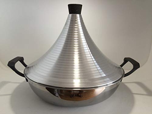 新品Non Stick Tagine Stainless Steel Tower Stew Dry Pot Non-stick Slow Cooker Seafood High Lid Pan Electromagnetic Cooker M