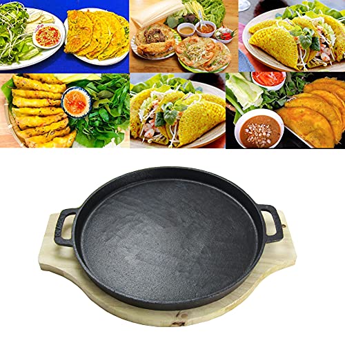新品Vietnamese cooking utensils chao banh xeo Vietnamese cookware steamed cake mold banh xeo